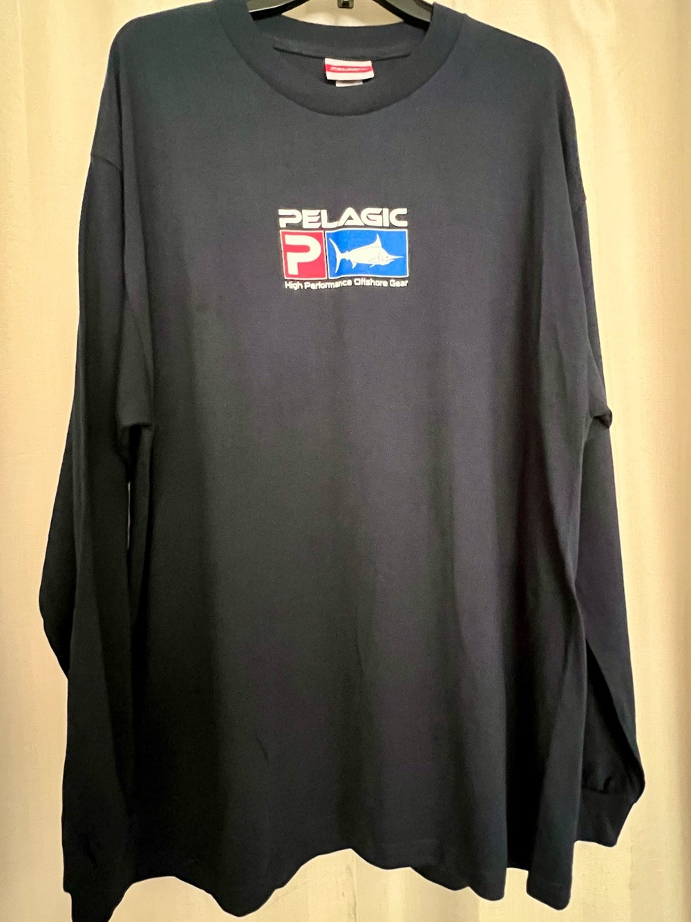 Pelagic Offshore Gear Long Sleeve Tee XL  Navy